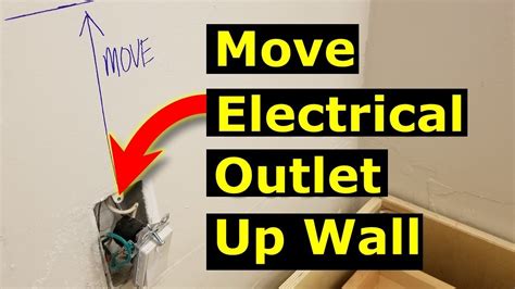 moving electrical outlet into new wall